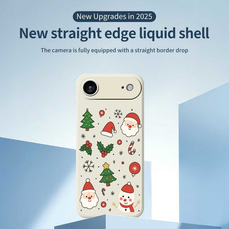 EIDERWOOD iPhone Air Christmas Case - Flexible Plastic - Christmas Motifs / Beige
