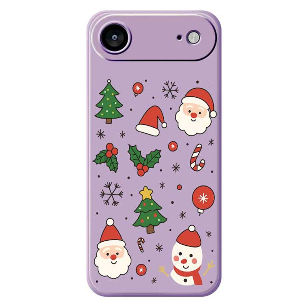 EIDERWOOD iPhone Air Christmas Case - Flexible Plastic - Christmas Motifs / Purple