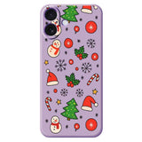EIDERWOOD iPhone 17 Christmas Case - Flexible Plastic - Christmas Motifs / Purple