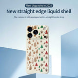 EIDERWOOD iPhone 17 Pro Christmas Case - Flexible Plastic - Gingerbread Men and Christmas Trees / Beige