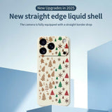 EIDERWOOD iPhone 17 Pro Max Christmas Case - Flexible Plastic - Gingerbread Men and Christmas Trees / Purple