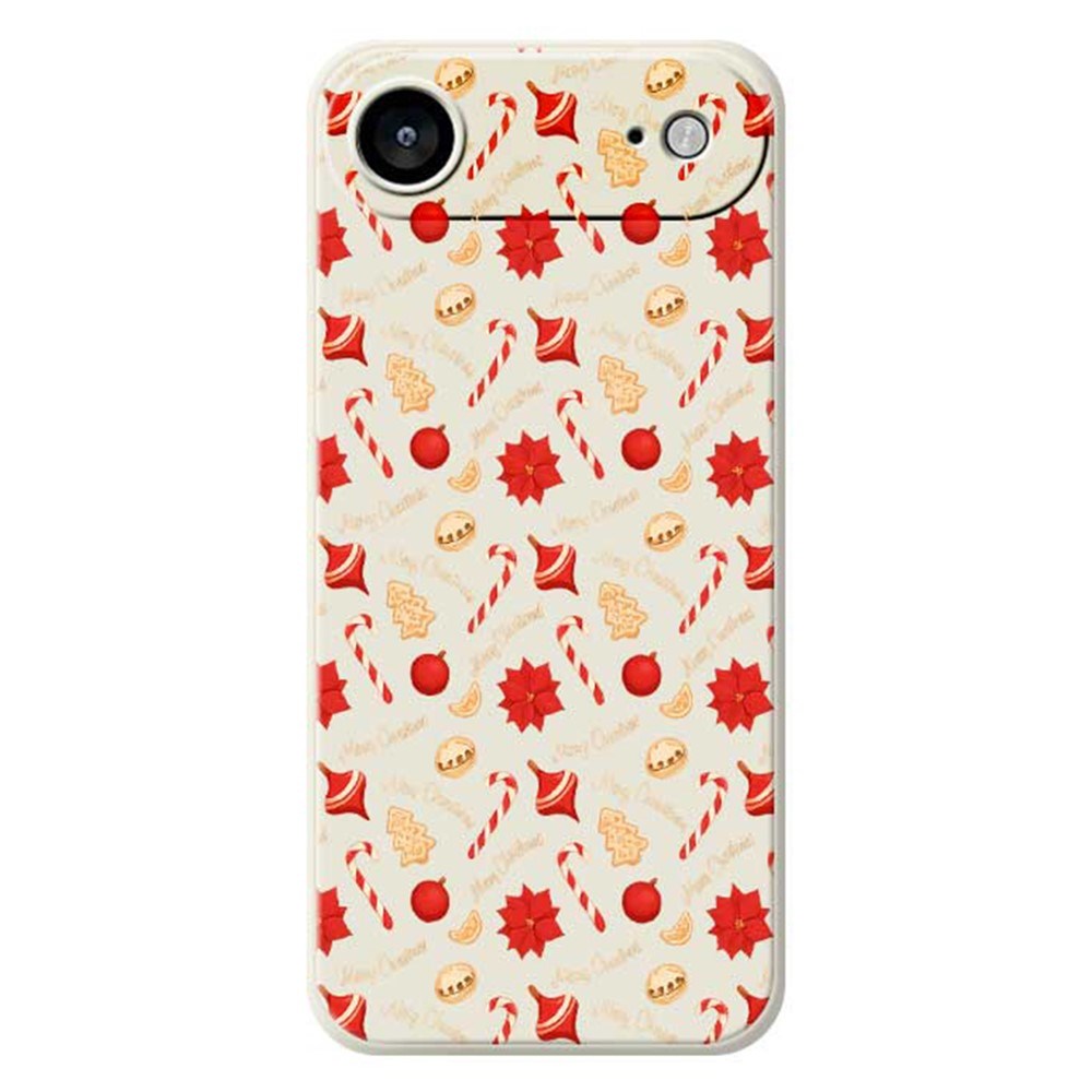 EIDERWOOD iPhone Air Christmas Case - Flexible Plastic - Christmas Candy / Beige