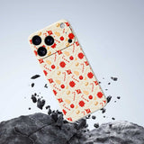 EIDERWOOD iPhone 17 Pro Max Christmas Case - Flexible Plastic - Christmas Candy / Black