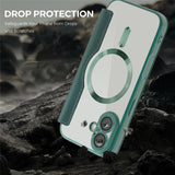 EIDERWOOD iPhone 17 Flip Case with Transparent Back - MagSafe Compatible - Green