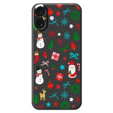 EIDERWOOD iPhone 17 Christmas Case - Flexible Plastic - Christmas Decorations / Black