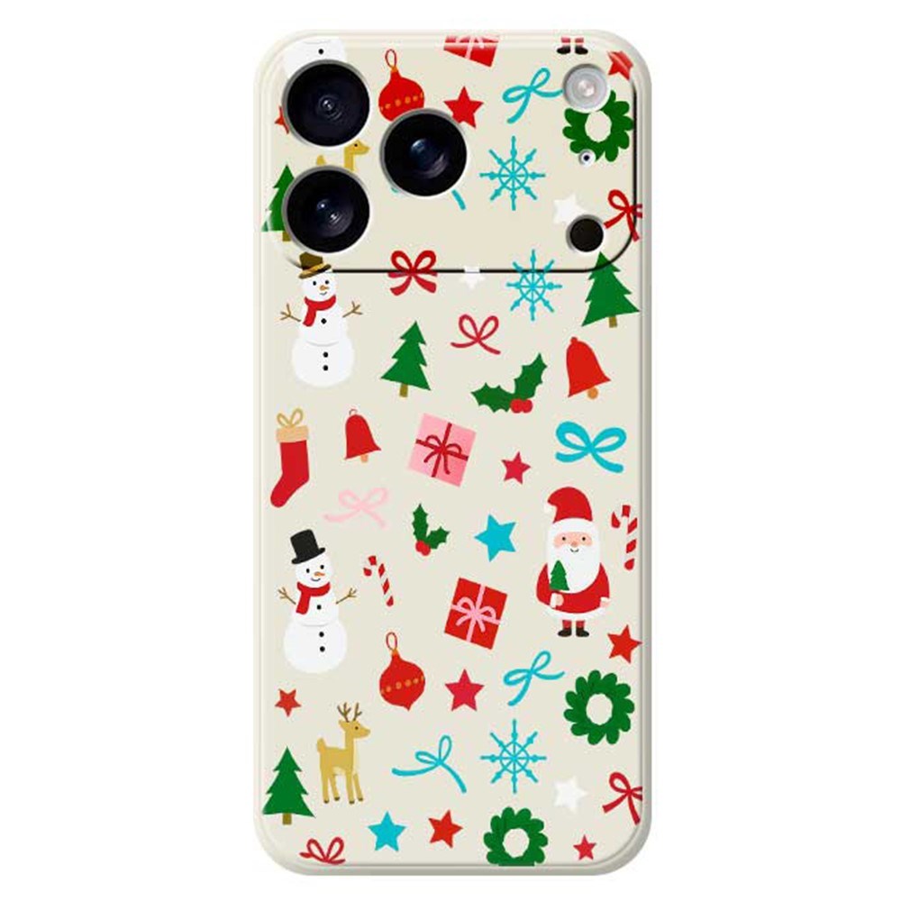 EIDERWOOD iPhone 17 Pro Christmas Case - Flexible Plastic - Christmas Decorations / Beige