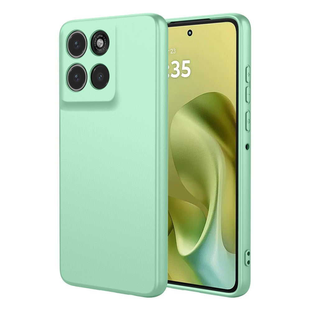 EIDERWOOD Motorola Moto G86 Lined Flexible Plastic Case - Light Green