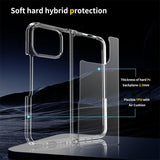 EIDERWOOD Google Pixel 10 Pro Fold Hybrid Plastic Case - Transparent