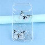 EIDERWOOD iPhone Air Flexible Plastic Case with Butterflies - Transparent