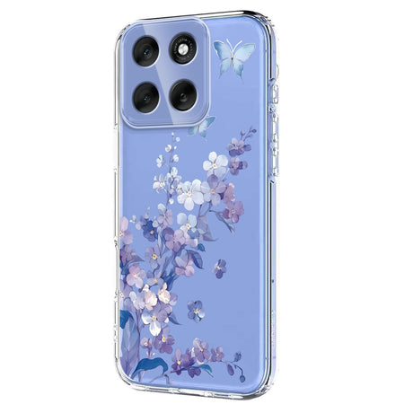 EIDERWOOD Motorola Moto G86 Flexible Plastic Case with Print - Violet