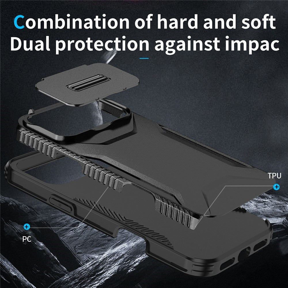 iPhone 18 Pro Max / 17 Pro Max EIDERWOOD Hybrid Plastic Case w. Cam Slider - Black