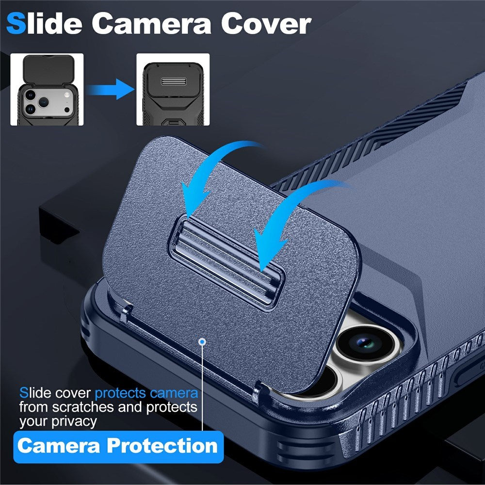 iPhone 18 Pro Max / 17 Pro Max EIDERWOOD Hybrid Plastic Case w. Cam Slider - Blue