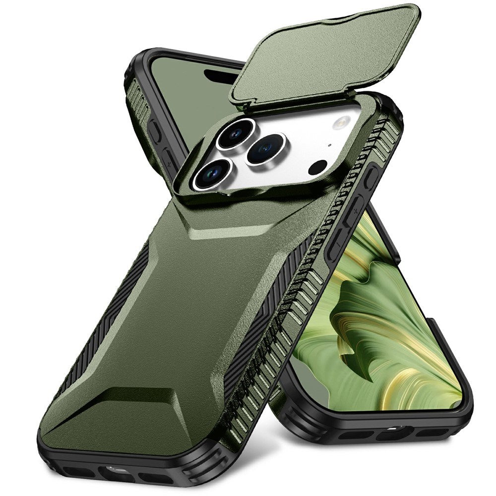 iPhone 18 Pro / 17 Pro EIDERWOOD Hybrid Plastic Case w. Cam Slider - Green