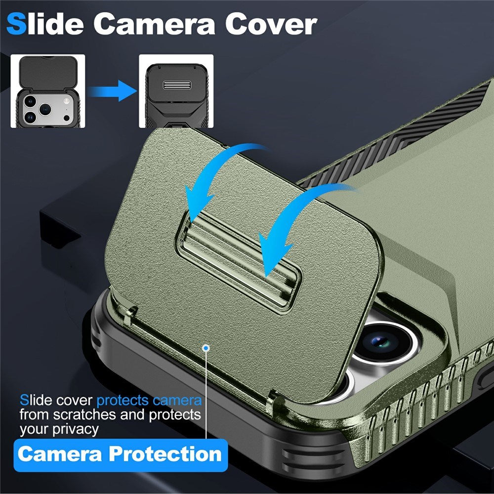 iPhone 18 Pro / 17 Pro EIDERWOOD Hybrid Plastic Case w. Cam Slider - Green