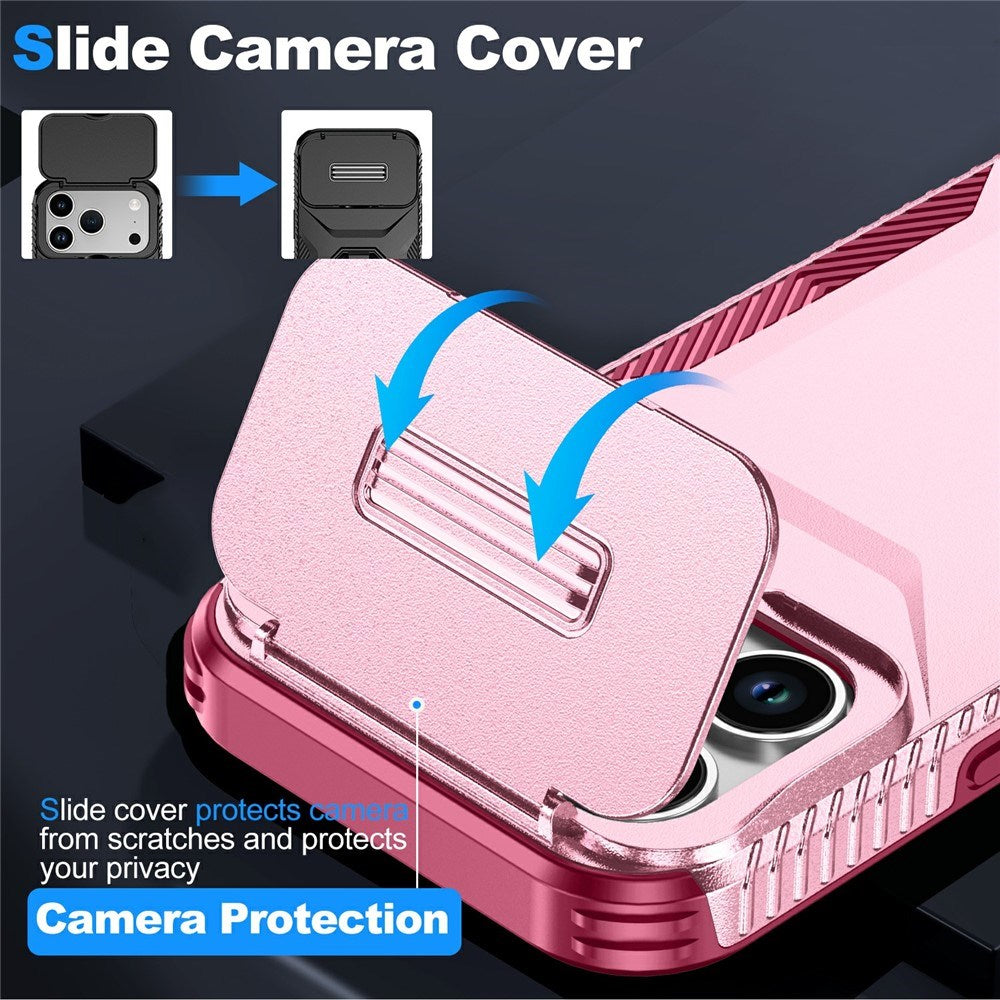 iPhone 18 Pro / 17 Pro EIDERWOOD Hybrid Plastic Case w. Cam Slider - Red