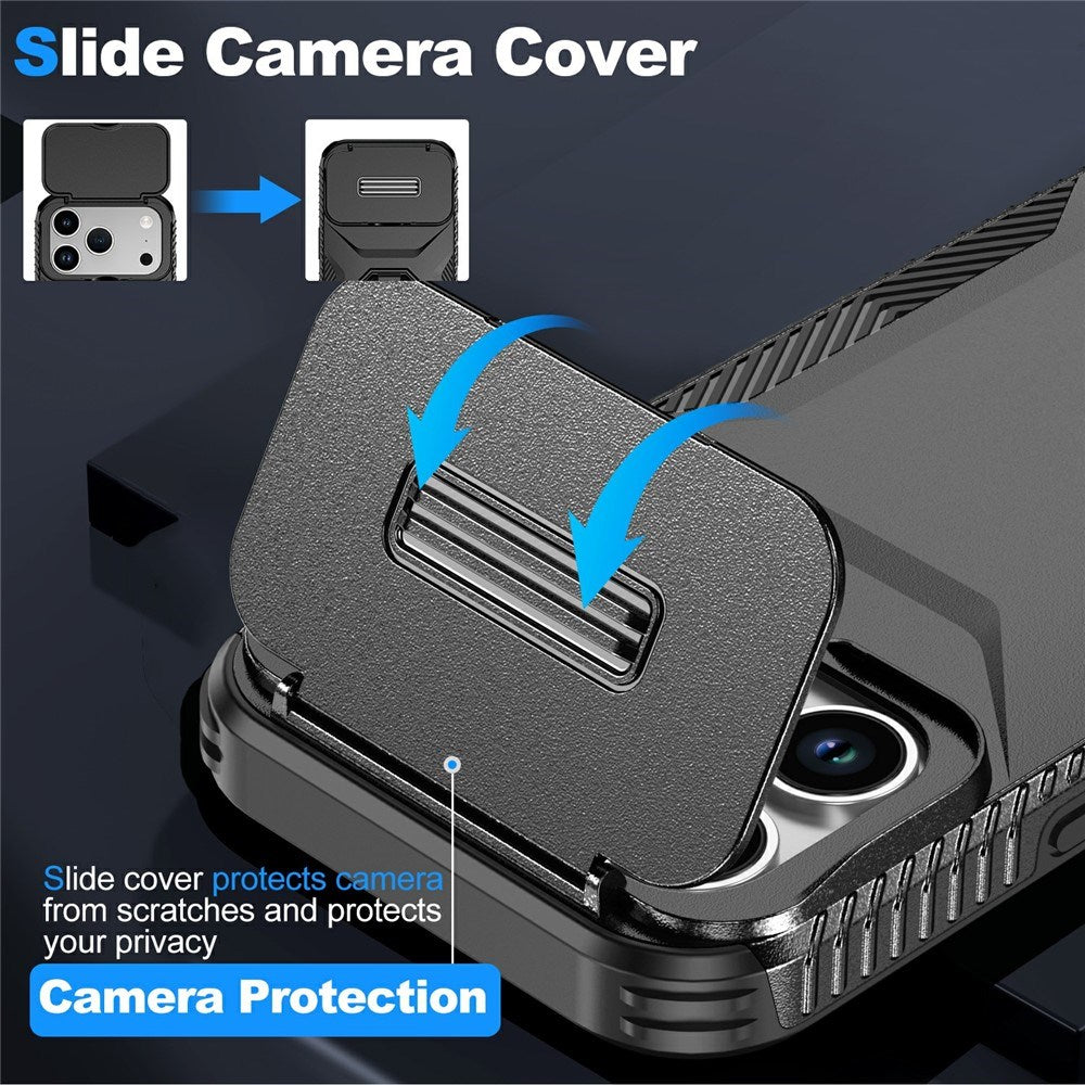 iPhone 18 Pro / 17 Pro EIDERWOOD Hybrid Plastic Case w. Cam Slider - Black