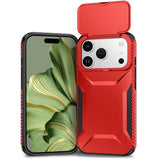 iPhone 18 Pro / 17 Pro EIDERWOOD Hybrid Plastic Case w. Cam Slider - Red