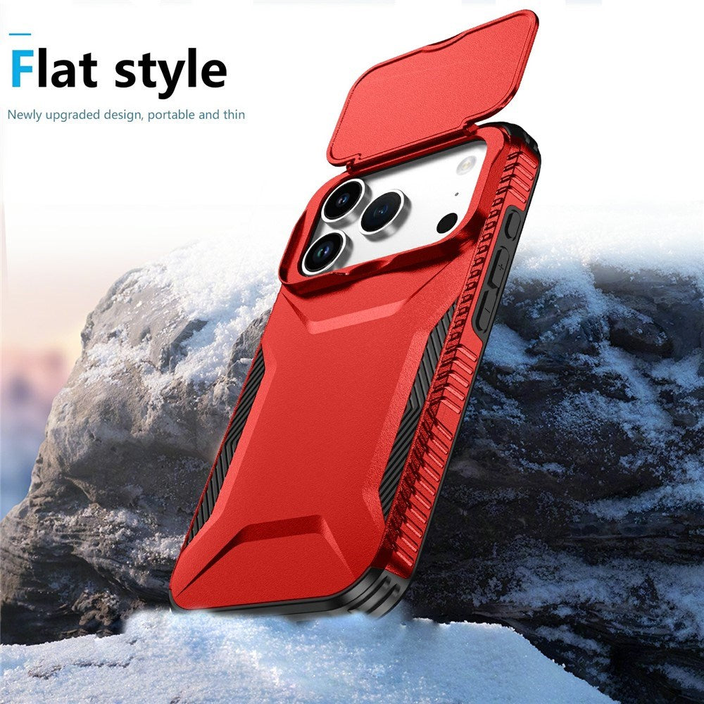 iPhone 18 Pro / 17 Pro EIDERWOOD Hybrid Plastic Case w. Cam Slider - Red