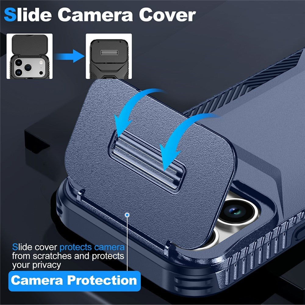 iPhone 18 Pro / 17 Pro EIDERWOOD Hybrid Plastic Case w. Cam Slider - Blue