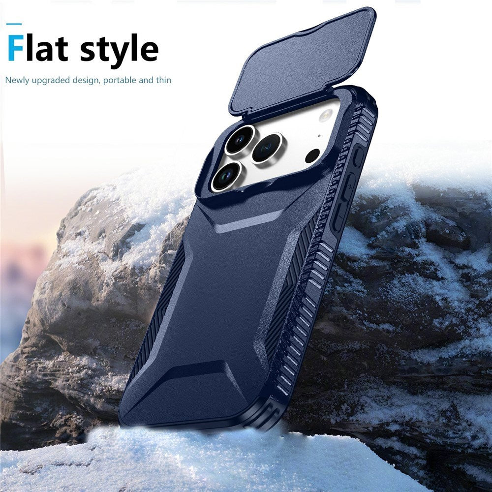 iPhone 18 Pro / 17 Pro EIDERWOOD Hybrid Plastic Case w. Cam Slider - Blue