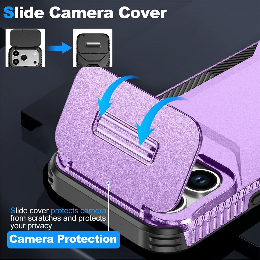 iPhone 18 Pro / 17 Pro EIDERWOOD Hybrid Plastic Case w. Cam Slider - Purple