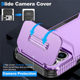 iPhone 18 Pro / 17 Pro EIDERWOOD Hybrid Plastic Case w. Cam Slider - Purple