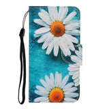 EIDERWOOD Samsung Galaxy A07 Faux Leather Case with Wallet & Strap - Flower