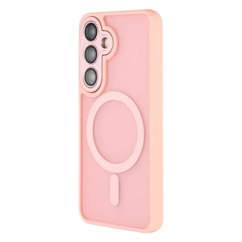 Samsung Galaxy S25 FE Hybrid Plastic Case - MagSafe Compatible - Pink