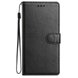 Xiaomi 15T EIDERWOOD Faux Leather Flip Case with Card Holder and Strap - Black