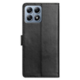 Xiaomi 15T EIDERWOOD Faux Leather Flip Case with Card Holder and Strap - Black