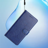Xiaomi 15T EIDERWOOD Faux Leather Flip Case with Card Holder and Strap - Blue