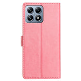 Xiaomi 15T EIDERWOOD Faux Leather Flip Case with Card Holder and Strap - Pink