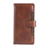 iPhone 18 Pro / 17 Pro EIDERWOOD Faux Leather Flip Case with Wallet - Dark Brown
