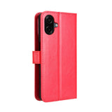 EIDERWOOD Samsung Galaxy A07 Faux Leather Flip Case with Strap - Red