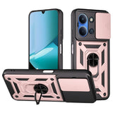Xiaomi Redmi 15C (5G) / (4G) EIDERWOOD Tough Case with Stand Function - MagSafe Compatible - Pink