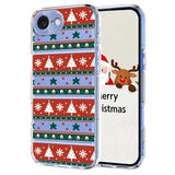 EIDERWOOD iPhone 16e Flexible Plastic Christmas Case with Motif - Transparent / Pattern
