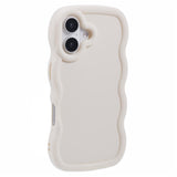 EIDERWOOD iPhone 17 Flexible Plastic Wavy Case - White