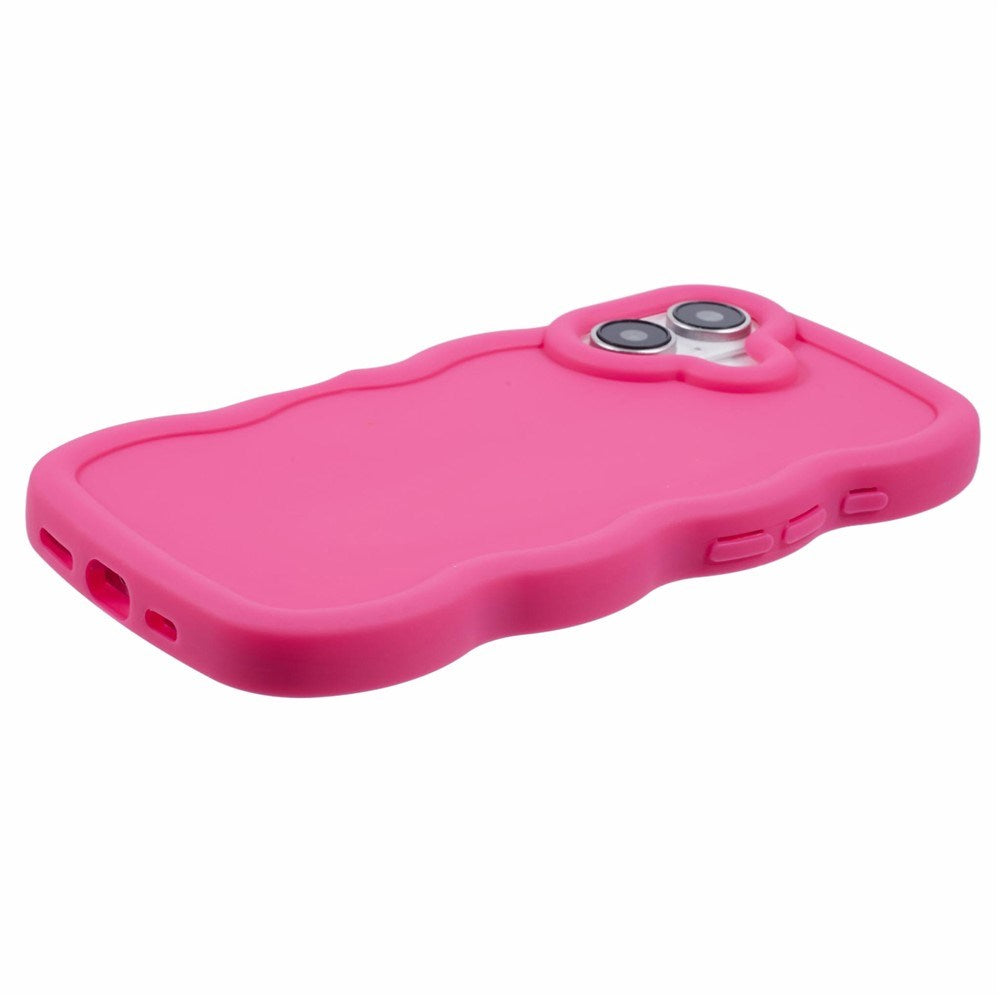 EIDERWOOD iPhone 17 Flexible Plastic Wavy Case - Pink