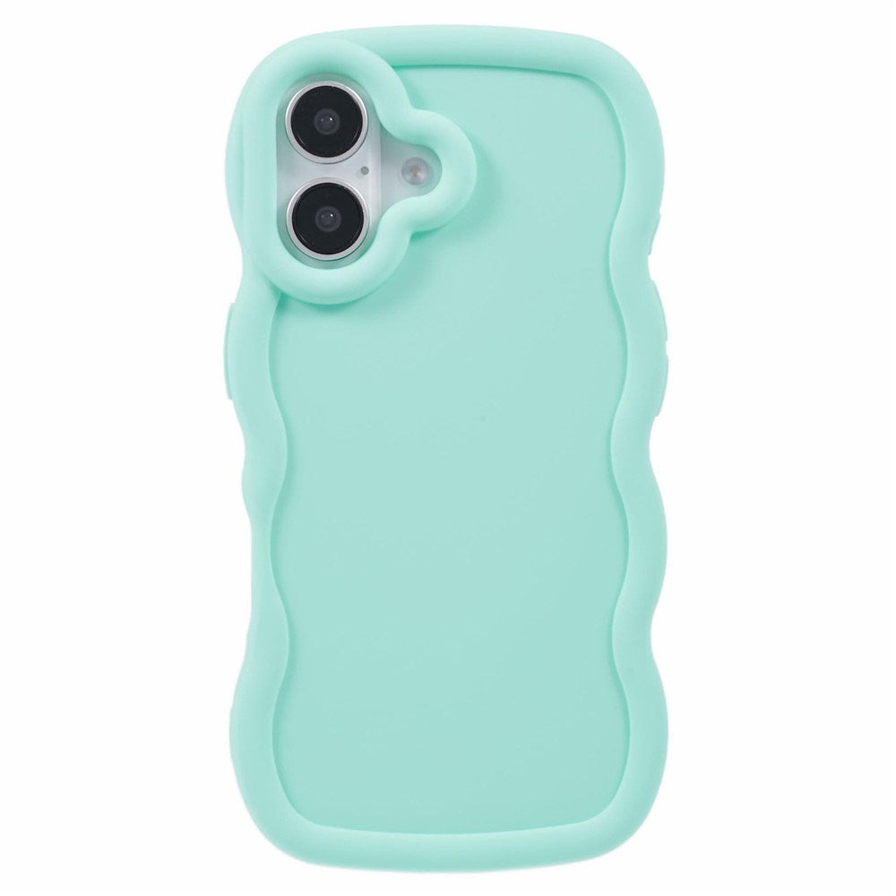 EIDERWOOD iPhone 17 Flexible Plastic Wavy Case - Blue