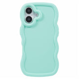 EIDERWOOD iPhone 17 Flexible Plastic Wavy Case - Blue