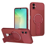 Samsung Galaxy A07 EIDERWOOD Hybrid Case with Stand Function - MagSafe Compatible - Red
