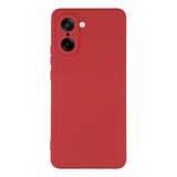 EIDERWOOD OnePlus Nord CE5 Lined Flexible Plastic Case - Dark Red