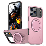 EIDERWOOD iPhone 17 Pro Case with Rotating Kickstand - MagSafe Compatible - Pink