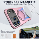 EIDERWOOD iPhone 17 Pro Max Case with Rotating Kickstand - MagSafe Compatible - Pink