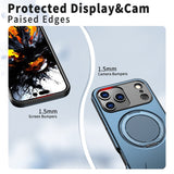 EIDERWOOD iPhone 17 Pro Max Case with Rotating Kickstand - MagSafe Compatible - Blue