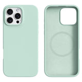 iPhone 16 Pro Max 2-in-1 Silicone & Hard Plastic Case - MagSafe Compatible - Light Green