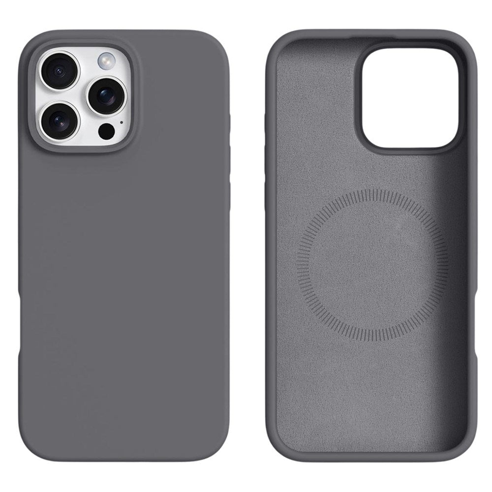 iPhone 16 Pro Max 2-in-1 Silicone & Hard Plastic Case - MagSafe Compatible - Dark Grey