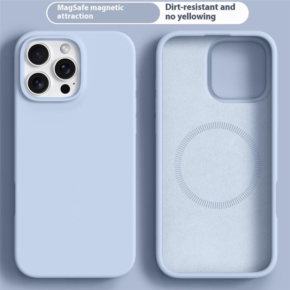 iPhone 16 Pro 2-in-1 Silicone & Hard Plastic Case - MagSafe Compatible - Light Blue