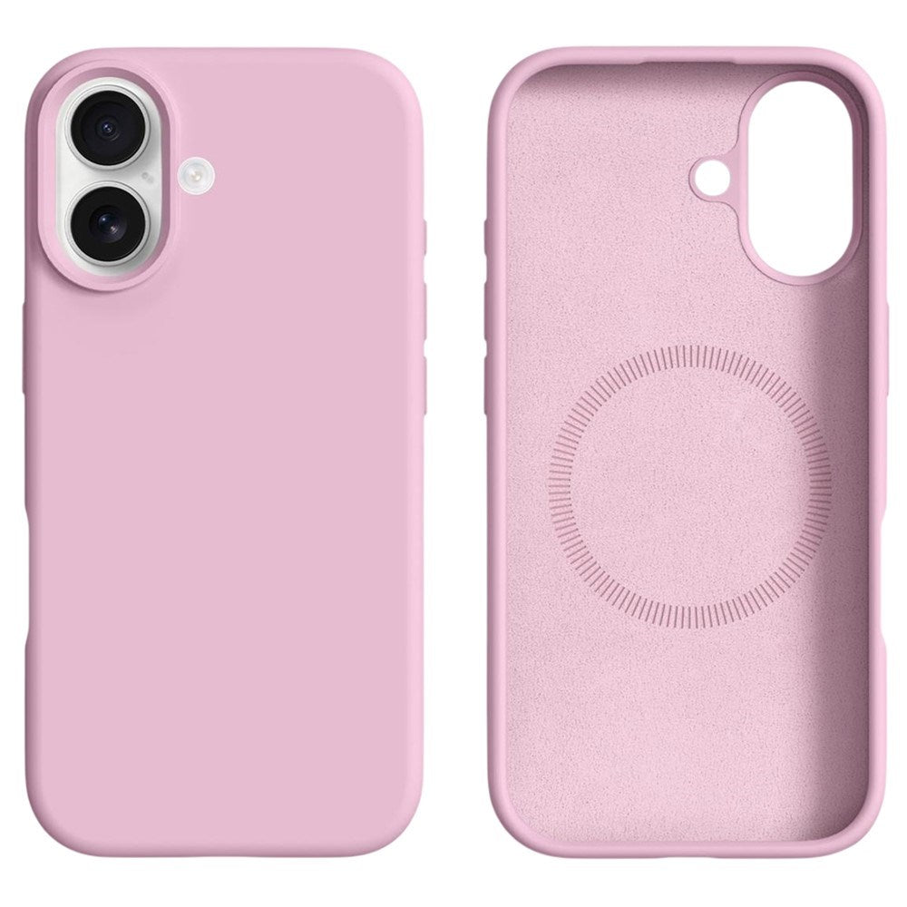 iPhone 17 2-in-1 Silicone & Hard Plastic Case- MagSafe Compatible - Pink