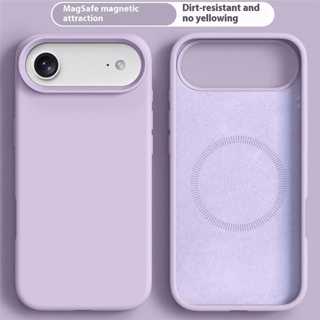 iPhone Air 2-in-1 Silicone & Hard Plastic Case- MagSafe Compatible - Light Purple